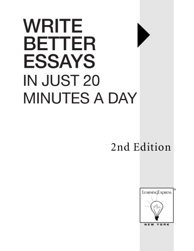 Write better essays in just 20 minutes a day