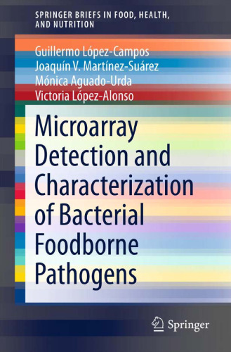 Microarray detection and characterization of bacterial foodborne pathogens