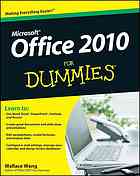 Office 2010 for dummies