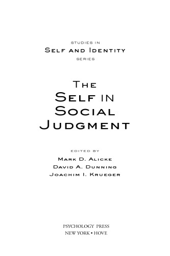 The self in social judgment