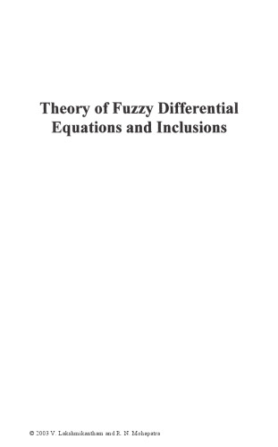 Theory of fuzzy differential equations and inclusions