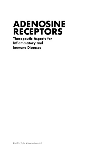 Adenosine Receptors - Theraputic Aspects