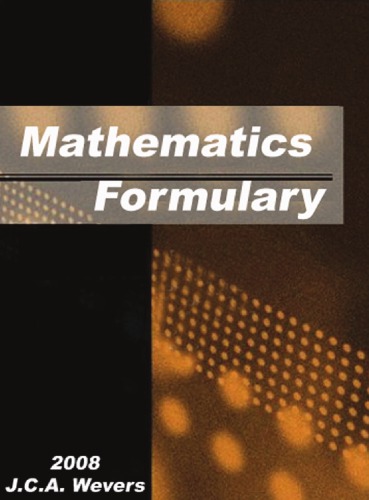 Mathematics Formulary