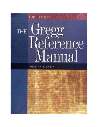 Gregg Reference Manual