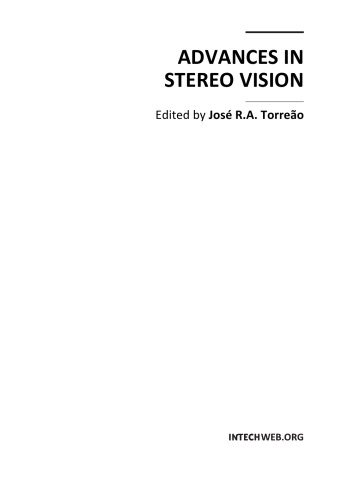 Advances in Stereo Vision