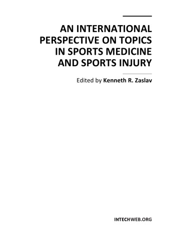 An International Persp. on Topics in Sports Med., Sports Injury