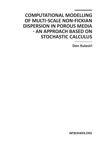 Computational Mdlg. of Multi-scale Non-Fickian Dispersion in Porous Media