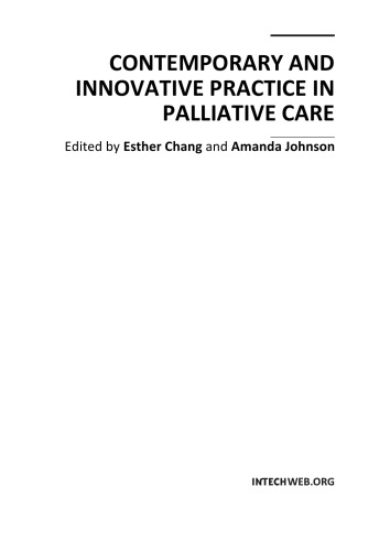 Contemporary and Innovative Practice in Palliative Care