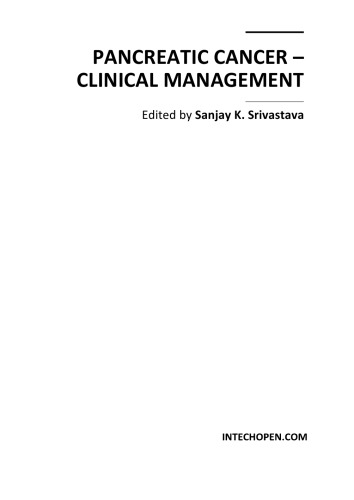 Pancreatic Cancer - Clinical Management