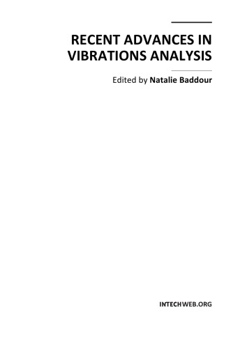 Recent Advances in Vibrations Analysis