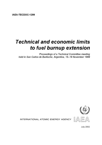 Tech, Economic Limits to Fuel Burnup Extension  (IAEA TECDOC-1299)