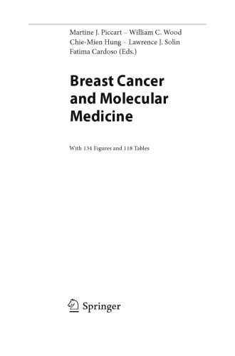 Breast cancer and molecular medicine