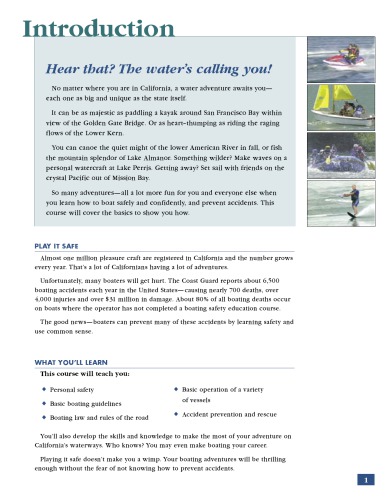 California boating : a course for safe boating