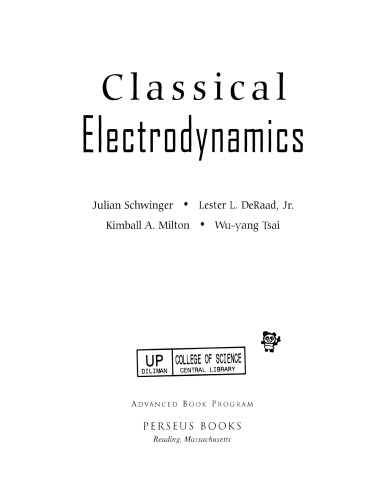 Classical electrodynamics