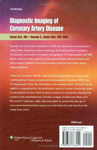 Diagnostic imaging of coronary artery disease