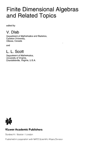 Finite dimensional algebras and related topics