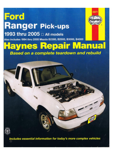 Ford Ranger & Mazda B-series pick-ups automotive repair manual