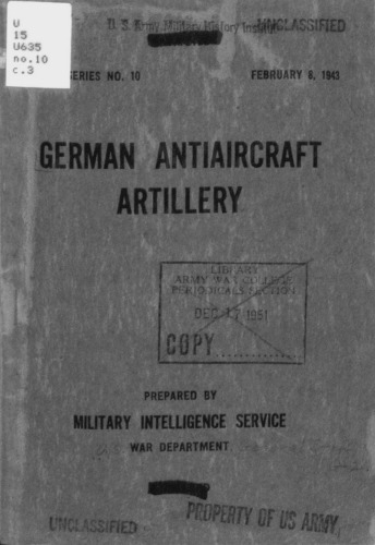 German antiaircraft artillery