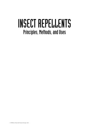 Insect repellents : principles, methods, and uses