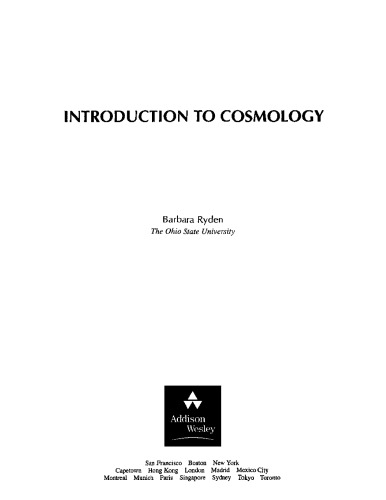 Introduction to cosmology