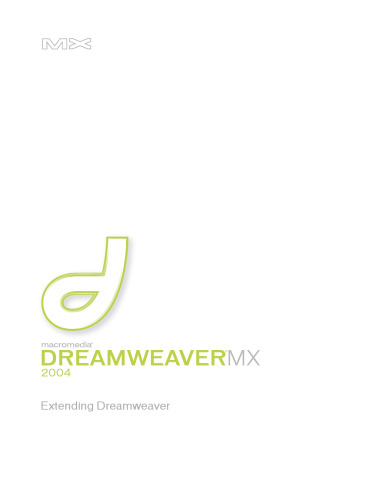 Macromedia Dreamweaver MX 2004 unleashed