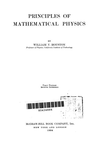 Principles of mathematical physics