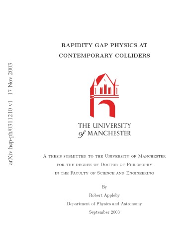 Rapidity gap physics at contemporary colliders