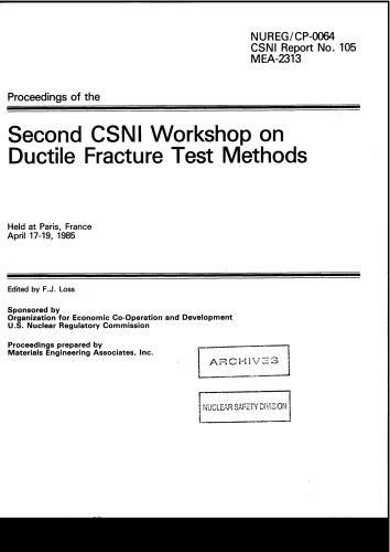 Ductile fracture test methods