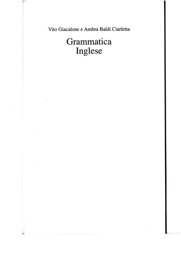 Grammatica inglese