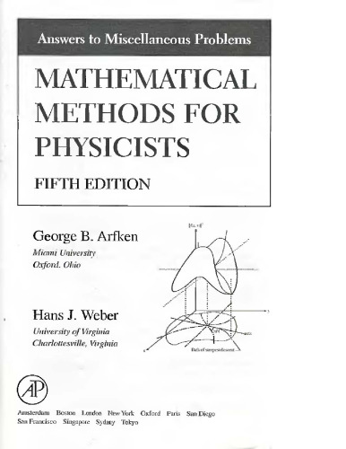 Mathematical methods for physicists