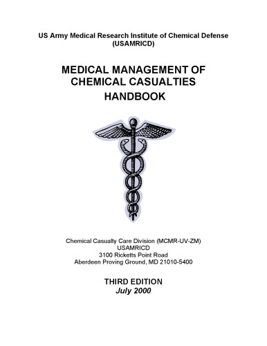 Medical management of chemical casualties : handbook