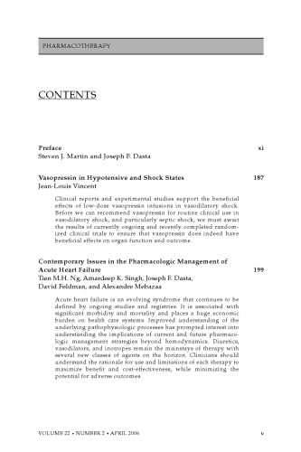 Pharmacotherapy