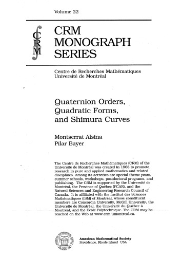 Quaternion orders, quadratic forms, and Shimura curves