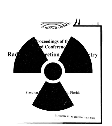 Radiation Protection and Dosimetry [3rd Conf Proceedings]