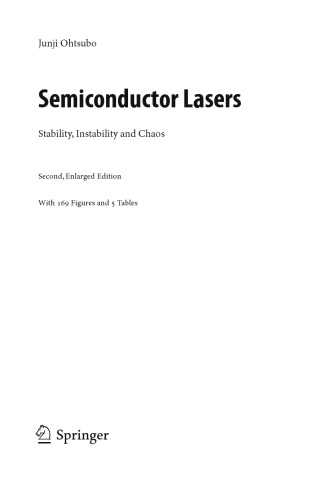 Semiconductor lasers : stability, instability and chaos