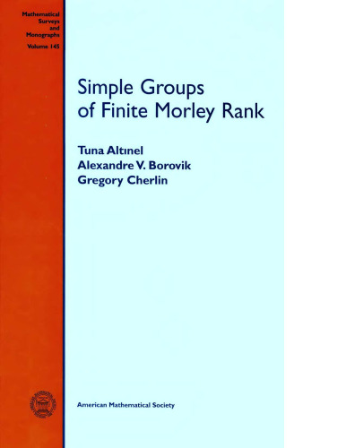 Simple groups of finite Morley rank