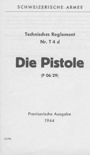 Die Pistole : (P. 06/29)