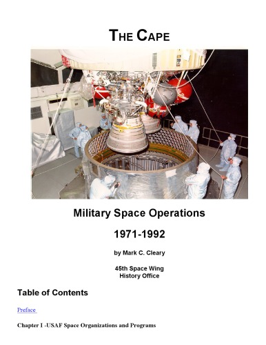 The Cape : military space operations, 1971-1992