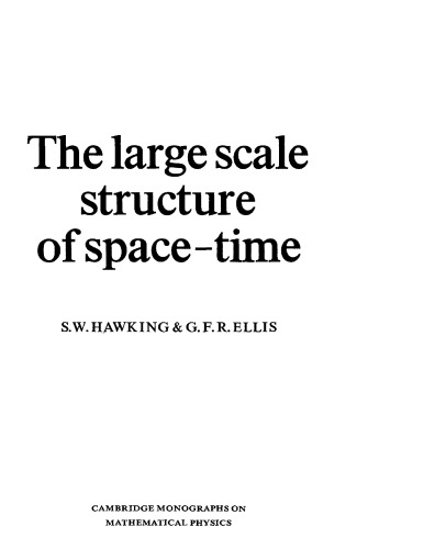 The large scale structure of space-time