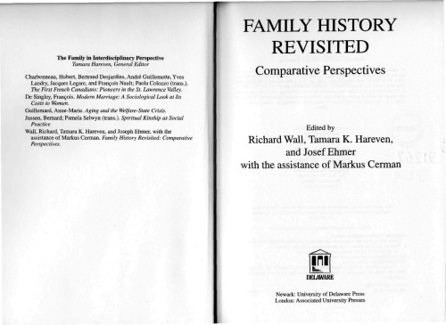 Family history revisited: comparative perspectives