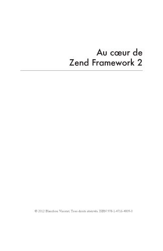 Au coeur de Zend Framework 2