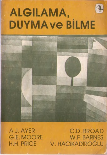 Algılama duyma ve bilme