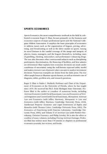 Sports economics