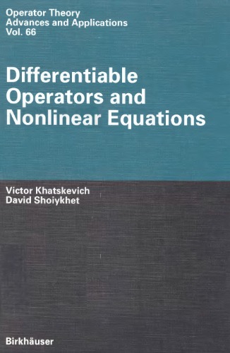 Differentiable operators and nonlinear equations