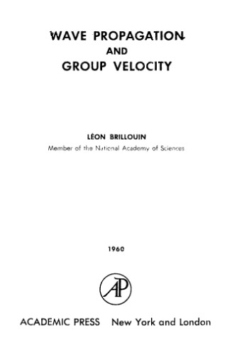 Wave Propagation and Group Velocity