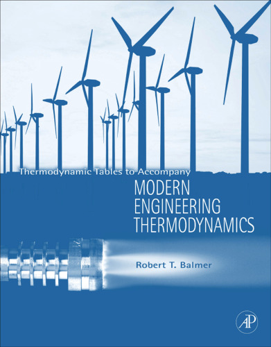 Thermodynamic tables to accompany Modern engineering thermodynamics