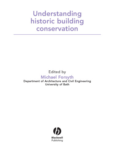 Understanding historic building conservation