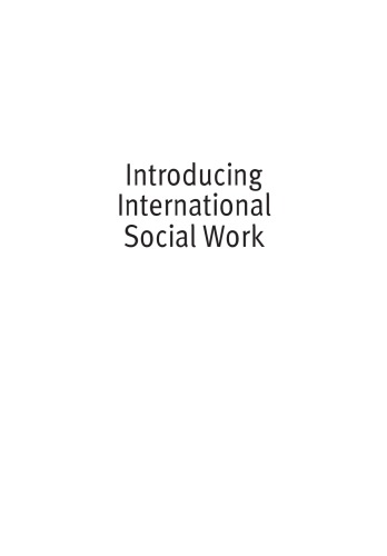 Introducing International Social Work