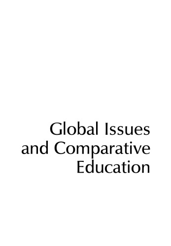 Global issues and comparative education