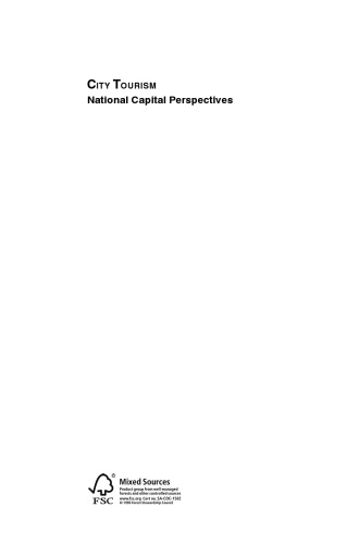 City tourism : national capital perspectives